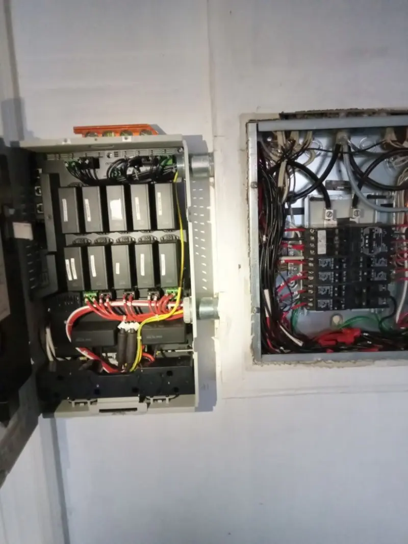 Electrical panel upgrade completed for Security Camera Wiring in Tolleson